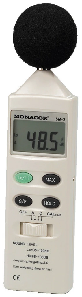 Monacor SM-2 Schallpegel Messgerät